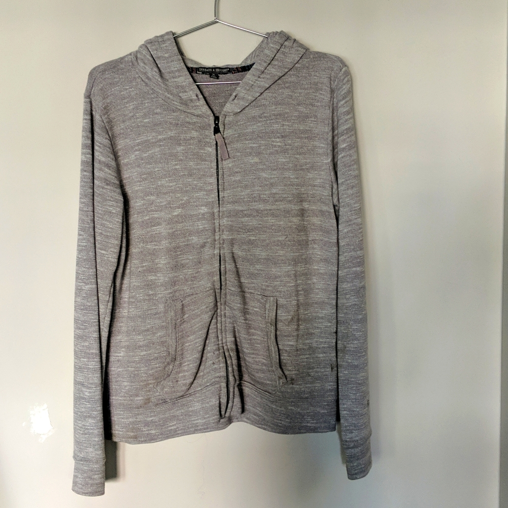 Threads for Thought gray hoodie